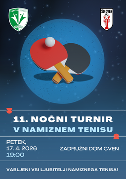 11. nočni turnir v NT na Cvenu